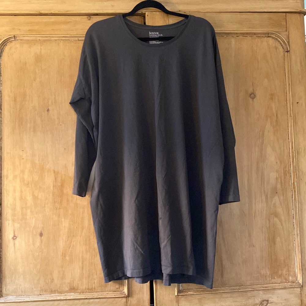 Kowtow Building blocks boxy long sleeve dress
